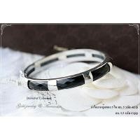 ราคา กำไลข้อมือนิล งานหุ้มทองคำขาว 5 ไมครอน (7258929496)