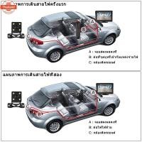 ราคา Neewka ไม่ต้องติดตั้ง 12V 24V จอมอนิเตอร์ติดรถยนต์พร้อมกล้องมองหลัง 4.3นิ้ว LCD HD จอมอนิเตอร์ เหมาะสําหรัรถรรทุก, รถยนต (56400747253)