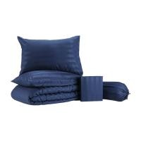ราคา INDEX LIVING MALL ชุดผ้าปูที่นอน รุ่นเอ็มลินนี่-ทู ขนาด 6 ฟุต (6 ชิ้น/ชุด) - สีฟ้าเข้ม (43052839241)