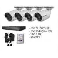 ราคา ชุดกล้องวงจรปิด 4 ตัว HIKVISION - DS-2CE16DOT-IRF - DS-7204HQHI-K1(S) -HDD 1TB-ADAPTER (6751926586)