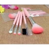 ราคา LETS SHOP ชุดแปรงแต่งหน้าสีชมพู 5 in 1 ขายส่ง (46356201685)