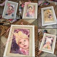 ราคา รับวาดภาพสีน้ำตามสั่ง ใครอยากเก็บโมเมนต์พิเศษไว้ในรูปแบบภาพวาด… เราช่วยได้นะคะ! ขนาด 4 x 6 นิ้ว A6 A5 ของขวัญแทนใจ (20607769407)