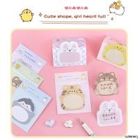 ราคา Cuteneryกระดาษโน้ต Post-it แบบตั้งพื้นสร้างสรรค์ ลายสัตว์การ์ตูนน่ารัก (40419719245)