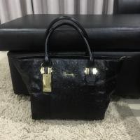 ราคา Used Authentic harrods leather bag shopping (1207231519)