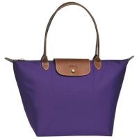 ราคา กระเป๋า Longchamp แท้ 100% หูยาว ไซส์ L สี Amethyst (744013627)