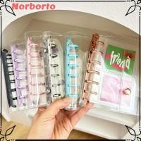 ราคา ฝาครอบเครื่องผูก NORBORTO A7,|ฝาครอบอัลบั้มรูปโปร่งใส, PVC Widening Double Button Collectible Organizer (50805508106)