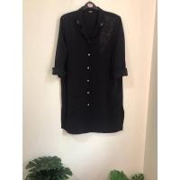 ราคา เดรสดำแต่งลายเสือ แขนยาว แต่งกลิตเตอร์ (14054892128)