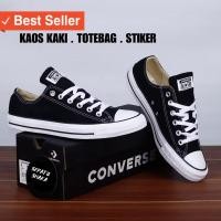 ราคา รองเท้านักเรียนล่าสุด รุ่น Cool Premium วัสดุหนา / Converse Chuck Taylor All Star Ox Black White Black White Classic Low Shoes / School Shoes (48156161345)