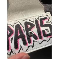 ราคา BALENCIAGA papier mini wallet black & white (2) graffiti (22912867229)