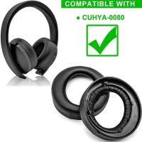 ราคา CUHYA-0080 Earpads for Sony Gold Wireless Playstation 4 7.1 Surround Sound PS4 Headphone Replacement Earpad Ear Cushions Pads Cover (Black) (8970032818)