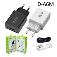 ราคา เครื่องชาร์จ DAP D-A6M D-A6T Micro Type C 2.4A Original Casan DAP D-A6T D-A6M Type C Micro 1usb 2.4A (50253640940)