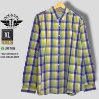 ราคา KEMEJA DOCKERS เสื้อเชิ้ต PLAID สีเหลือง ไซส์ XL (40905791835)