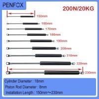 ราคา 1pc 150 มม.-230 มม.20 กก./200N รถแก๊สสปริงโช้คอัพไฮดรอลิกยกสนับสนุน Strut Bar Universal Strut Bar เครื่องเตียงเฟอร์นิเจอร์ (29972691196)