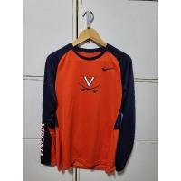 ราคา เสื้อยืดคอกลมแขนยาวสีส้มผ้ากีฬา ไนกี้ มือ 2 สภาพใหม่ (25435797450)