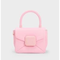 ราคา Charles N Keith Pink Long Top Handle Bag (27516082121)