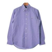 ราคา Ralph Lauren men polo shirt White Men's Plaid Blue Direct from Japan Secondhand (41267895699)