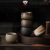 ราคา VORTEXPULSE ถ้วยชาสโตนแวร์ สไตล์โบราณ 80ml Master Cup, Kung Fu ชุดชา Handmade ญี่ปุ่น Retro แก้วกาแฟชายามบ่าย (46106294692)