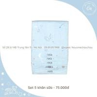 ราคา ชุดผ้าขนหนูนมสีเขียวหมีมูนสตาร์ 5 ชิ้น (40858814354)