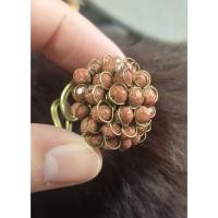 ราคา แหวนวินเทจทองเหลืองดิบลูกปัดมือสองญี่ปุ่นฟรีไซส์ (41753485137)