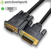 ราคา PART Dvi To VGA Cable Adapter, DVI 24+1 15-pin VGA Dvi 24+1 To Vga Cable, Male to Male Gold Plated Pure Copper Dvi Cables To Vga Converter สําหรับแล็ปท็อป/เดสก์ท็อป/โปรเจคเตอร์/HDTV (48705935481)