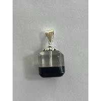 ราคา จี้แก้วโป่งข่ามทรายดำขนาด12.5x12.5มิล เงินแท้92.5 (24061223547)
