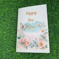 ราคา การ์ดอวยพร Happy new year ขนาดการ์ด 4x6นิ้วพร้อมซอง (พร้อมส่ง) (28168494956)