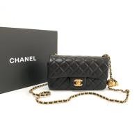ราคา Chanel Mini 8" ดำทอง (4937580829)
