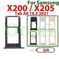 ราคา SAMSUNG ถาดซิมสําหรับSamsung Galaxy Tab A8 10.5 2021 X200 X205 ซิมการ์ดอะแดปเตอร์พร้อมMicro SD Cardผู้ถือถาดสล็อต (51550383531)