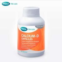 ราคา ส่วนลดส่งเสริมการขายMEGA We care เมก้าวีแคร์ Calcium-D (60 's) แคลเซียม-ดี 60 เม็ด (CA060M) (45357074176)