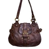 ราคา Bear design กระเป๋าหนังแท้ กระเป๋าหนังแท้มือสอง สะพายข้าง สะพายไหล่ shoulder bag กระเป๋าหนังแท้ผู้ชาย yonvintage (25292453367)