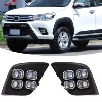 ราคา ไฟตัดหมอกอัตโนมัติ LED สีเหลือง สําหรับ Toyota Hilux Revo 2015 2016 (25116482132)