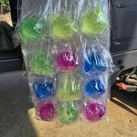 ราคา (1แผง12ชิ้น บีบทะลัก) ของเล้นบีบทะลัก สีสันสดใส คุ้มมม (49907002930)