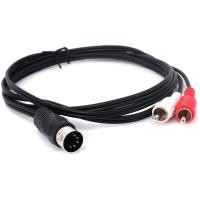ราคา Din 5 Pin to RCA Cable 5-Pin Din ชาย Plug to 2-RCA ชายอะแดปเตอร ์ เสียงสําหรับ Electrophonic Bang &amp; Olufsen, Naim, Quad .. (24527546496)