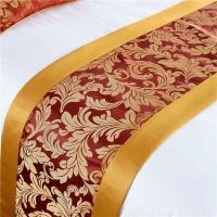 ราคา ♛Nice เครื่องนอนโรงแรมตกแต่งผ้าผ้าเช็ดตัวข้างเตียงสีทึบจีนธงเตียงข้างเตียง pad ผ้าปูที่นอนตารางธง (22557042866)