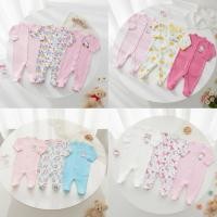 ราคา ชุดเด็กแรกเกิด ชุดเด็กผู้หญิง ชุดหมี ชุดหมีคลุมเท้าเด็กแรกเกิด-9เดือน คอตต้อน100% ได้ 3ชุด (3576012442)