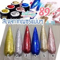 ราคา Che gel กากเพชรเนื้อแน่นแบบกระปุก สีเจลทาเล็บ ตกแต่งเล็บเจล (7456422131)