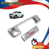 ราคา ครอบมือดึงท้าย มาสด้า บีที50 สี ชุป+แดง BT-50 Pro mazda 2 , 4 ประตู ปี2012-2018 (3583807306)