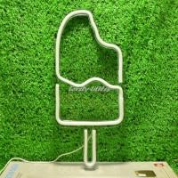 ราคา ป้ายไฟนีออน ไฟอะครีลิค ไฟled "ป้ายไฟ ไอศครีม" แบบเสียบปลั๊กไฟ ไฟตกเเต่ง หัวเสียบ USB,ใส่ถ่าน3ก้อน (25320100929)