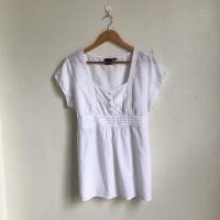 ราคา เสื้อแขนสั้น ผู้หญิง สีขาว แบรนด์ SONOMA Size L (19814820646)