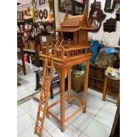 ราคา ศาลเจ้าที่ ไม้สักทั้งชุด ศาลตายาย (ขายแยก/ครบชุด) เรือนไทยไม้สัก ศาลพระภูมิ ศาลพระภูมิไม้สัก สีสัก (27912736908)