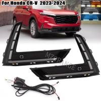 ราคา For Honda CRV CR-V 2023 2024 LED DRL Daytime Running Light Daylights Dynamic Turn Signal Fog Lamp 3 (44905607488)