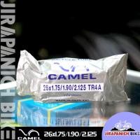 ราคา ยางในจักรยาน 26 นิ้ว Camel ขนาด 26x1.75/1.9/2.125นิ้ว (TR4A) (11648202711)