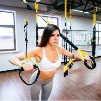 ราคา TRX (แถมฟรี!! อุปกรณ์ มูลค่า 290บาท) อุปกรณ์ Trx Training Suspension เชือก แรงต้าน อุปกรณ์ ออกกำลังกาย สร้าง กล้ามเนื้อ (26228196942)