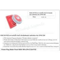 ราคา 4252-6Vเต้ารับแบบฝังทรงเฉียง ชนิดกันน้ำFlanged Sockets PCE เพาเวอร์ปลั๊ก กันน้ำ ตัวเมียติดผนัง รุ่นฝังเฉียง 5ขา 32A (18777058484)