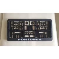 ราคา กรอบป้ายทะเบียน Fortuner (1คู่) (7456379868)
