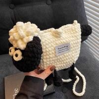 ราคา ฤดูใบไม้ผลิฤดูร้อนหายากแปลกน่ารักขนสัตว์น้อยเส้นด้ายกระเป๋าหญิง 2025 เด็กถัก กระเป๋าสะพายข้าง โทรศัพท์มือถือกระเป๋าเหรียญ (49204004657)