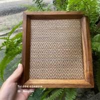 ราคา ถาดไม้ ถาดไม้สัก ถาดสาน (3756641742)