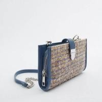 ราคา [ OutLet!!] กระเป๋า ZARA ผ้าทวิส กระเป๋าสะพายไหล่รุ่น Cross body (25968792957)