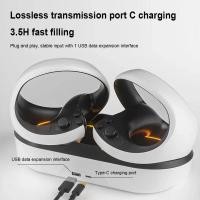 ราคา แท่นชาร์จคอนโทรลเลอร์ PS VR2 พร้อมขาตั้งไฟ RGB อุปกรณ์เสริม สําหรับแว่นตา PS5 VR2 VR (25861340224)