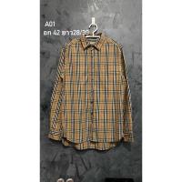 ราคา เสื้อเชิ้ต BB แบรนด์เนมแท้ มือสอง (43113640439)